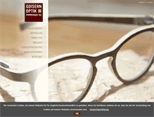Tablet Screenshot of goisern-optik.at